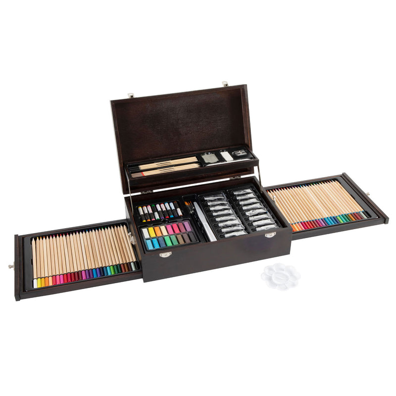 Load image into Gallery viewer, Creative craft group luxe houten creatief koffer, 115dlg.