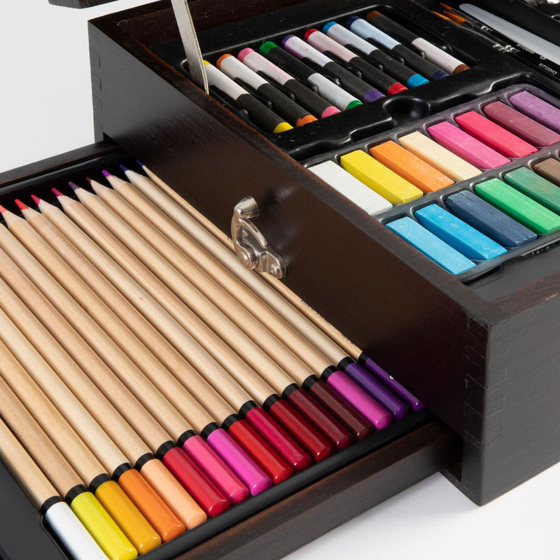 Load image into Gallery viewer, Creative craft group luxe houten creatief koffer, 115dlg.