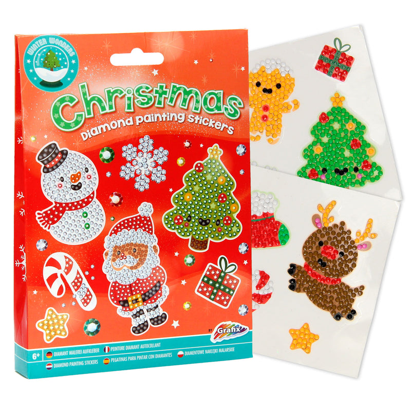 Load image into Gallery viewer, Creative craft group xmas diamond painting stickers, 12st.