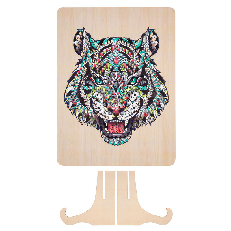 Afbeelding laden in galerijviewer, Creative craft group unieke houten puzzel tijger, 130st.