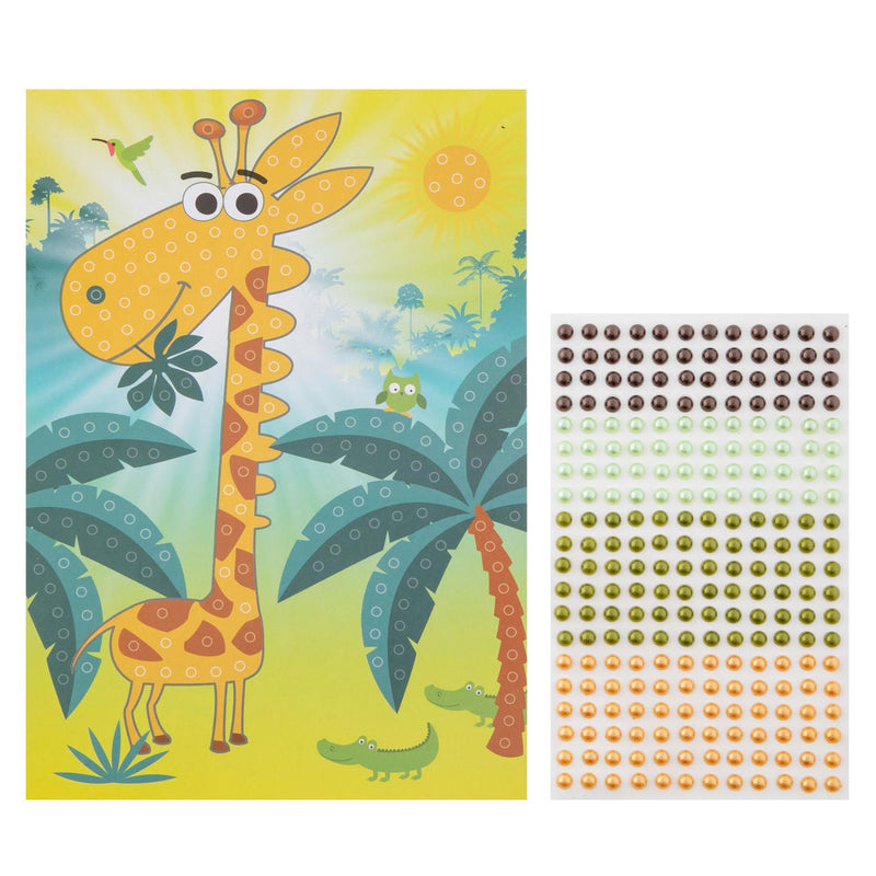 Load image into Gallery viewer, Grafix Knutselset Bead Art Giraffe