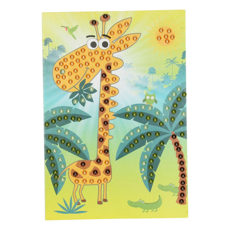 Load image into Gallery viewer, Grafix Knutselset Bead Art Giraffe