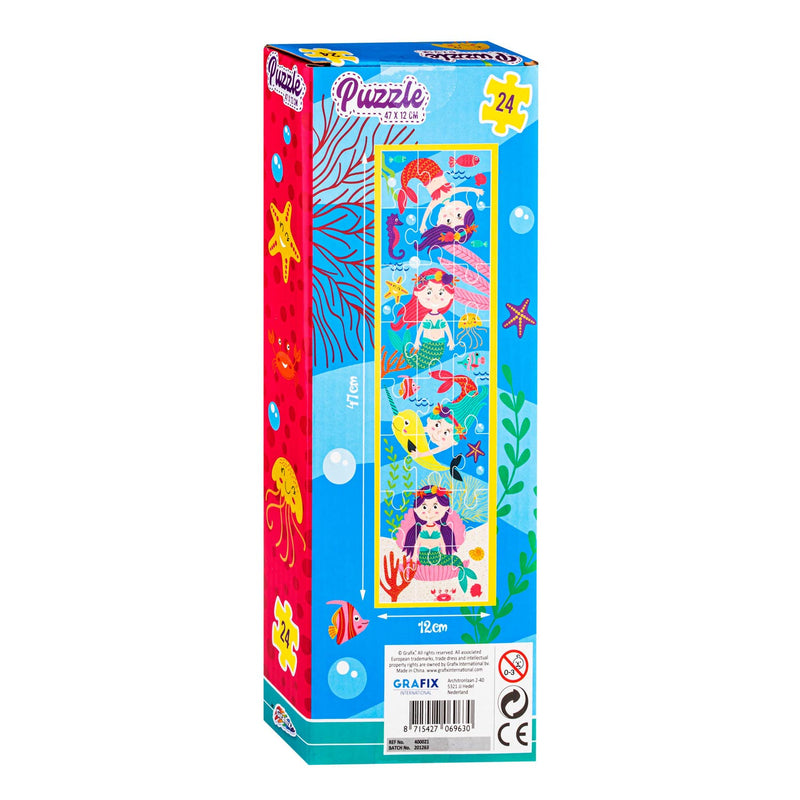 Load image into Gallery viewer, Grafix Toren Puzzel Zeemeermin, 47x12cm