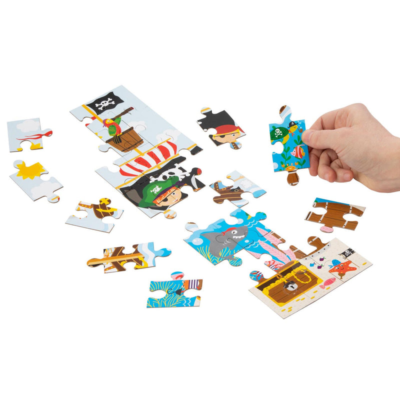 Load image into Gallery viewer, Grafix Toren Puzzel Piraat, 47x12cm