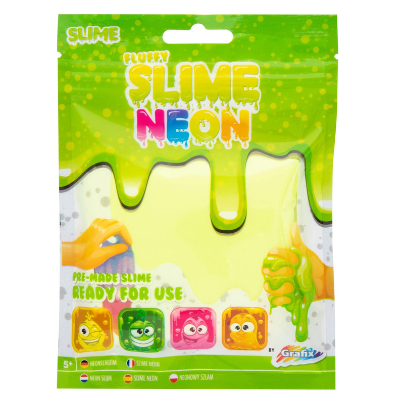 Load image into Gallery viewer, Grafix neon fluffy slijm