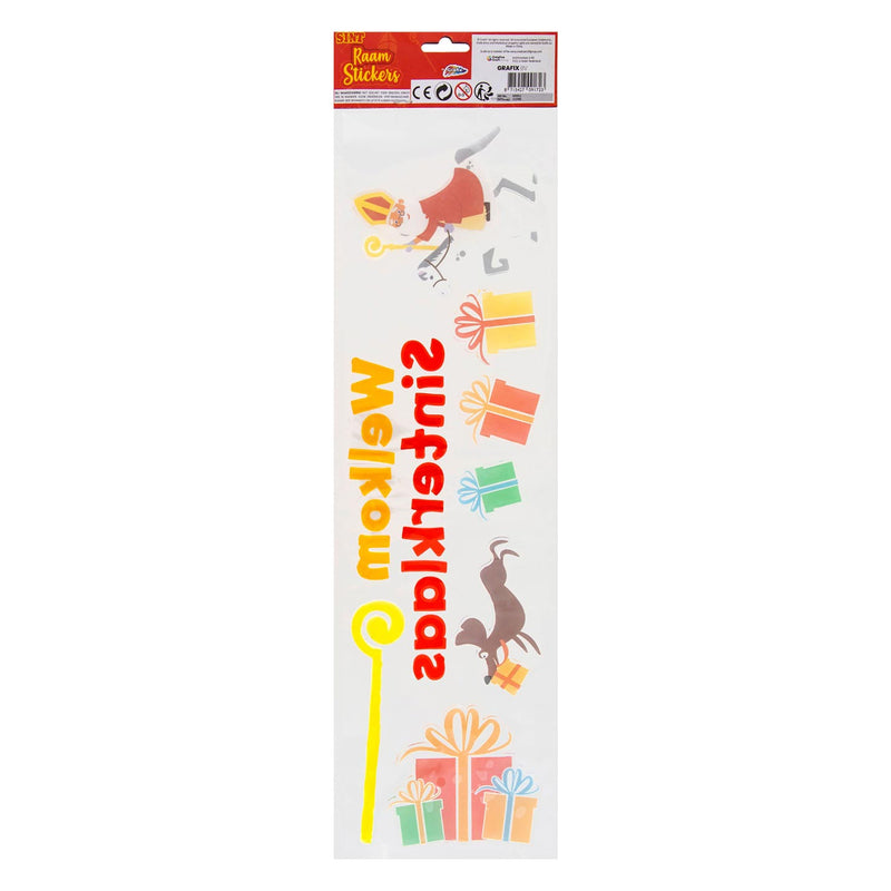 Load image into Gallery viewer, Grafix Sinterklaas Raamstickers