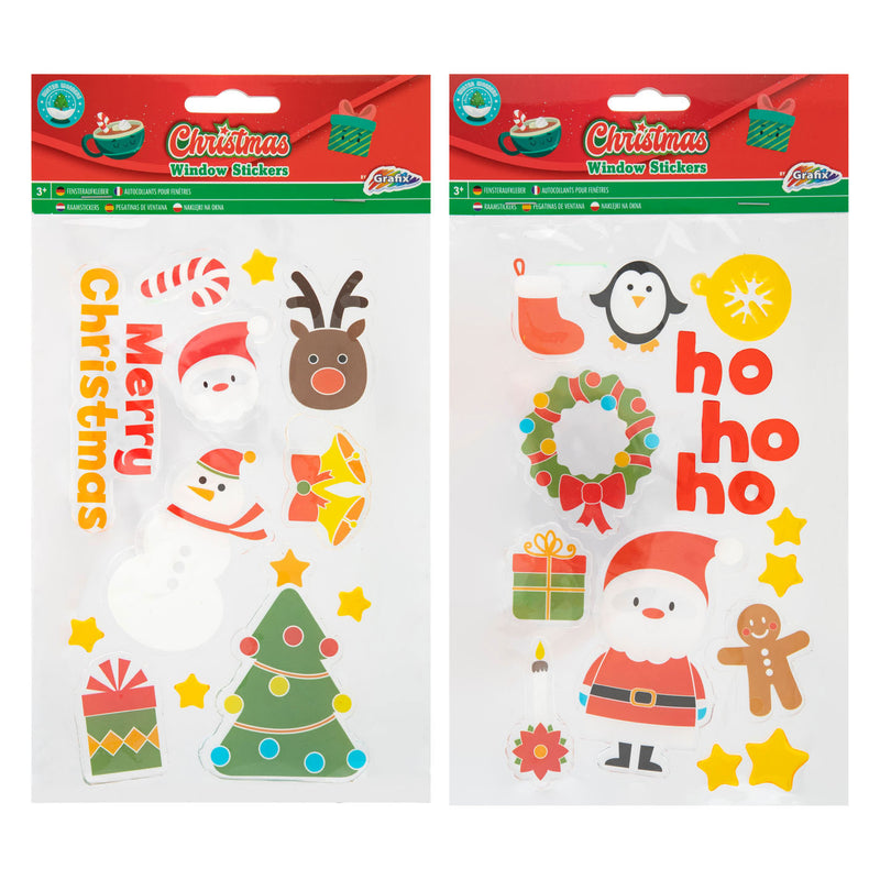 Load image into Gallery viewer, Creative craft group kerst raamstickers