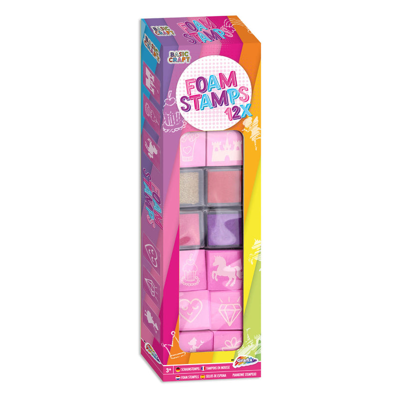 Load image into Gallery viewer, Grafix foam stempelset - roze