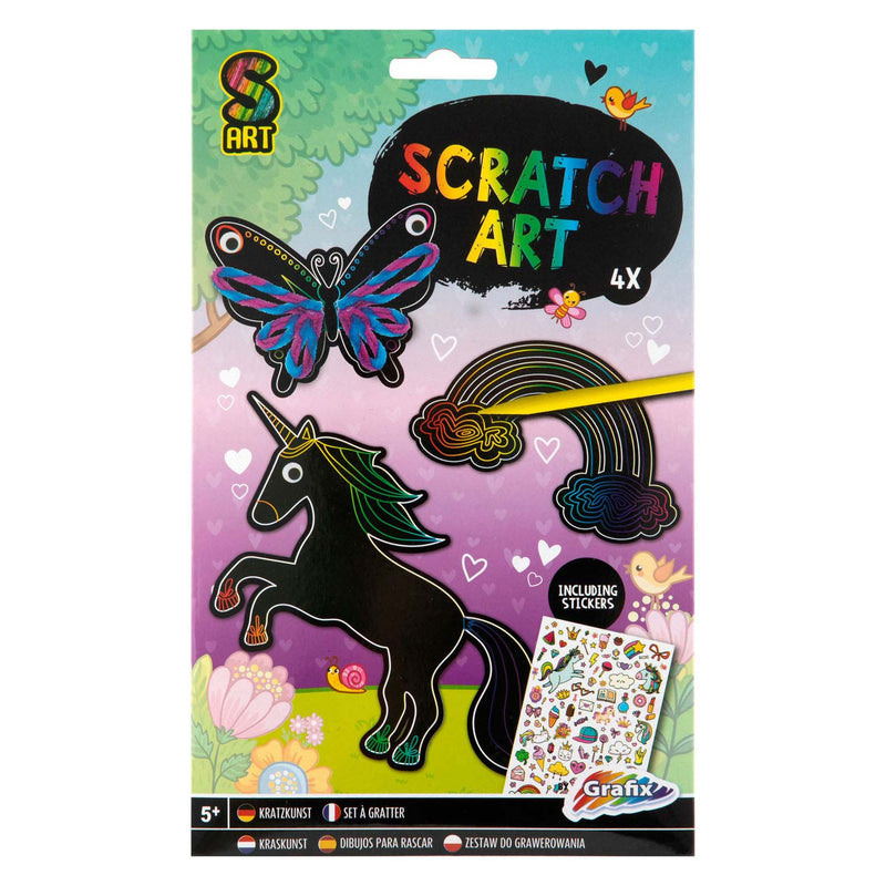 Load image into Gallery viewer, Creative craft group maak je eigen scratch art meisje