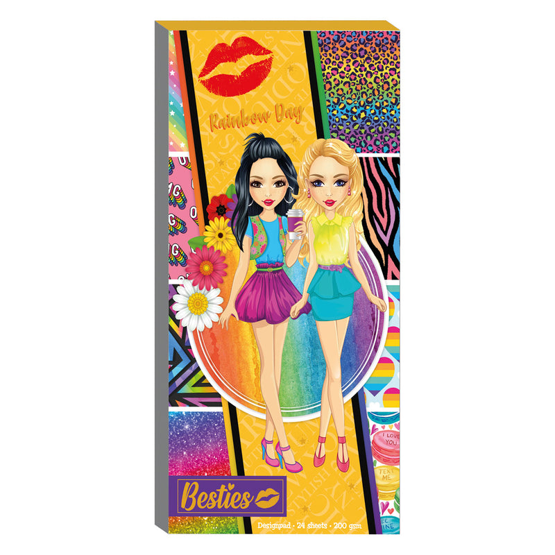 Load image into Gallery viewer, Besties tekenblok, 24 vellen