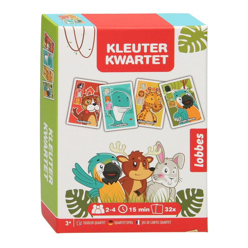 Load image into Gallery viewer, Lobbes kleuter kwartet jumbo dieren