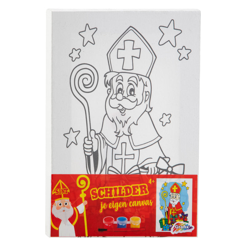 Load image into Gallery viewer, Grafix canvas schilderij sinterklaas