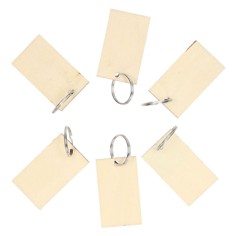Load image into Gallery viewer, Lobbes houten sleutelhangers, 6st.