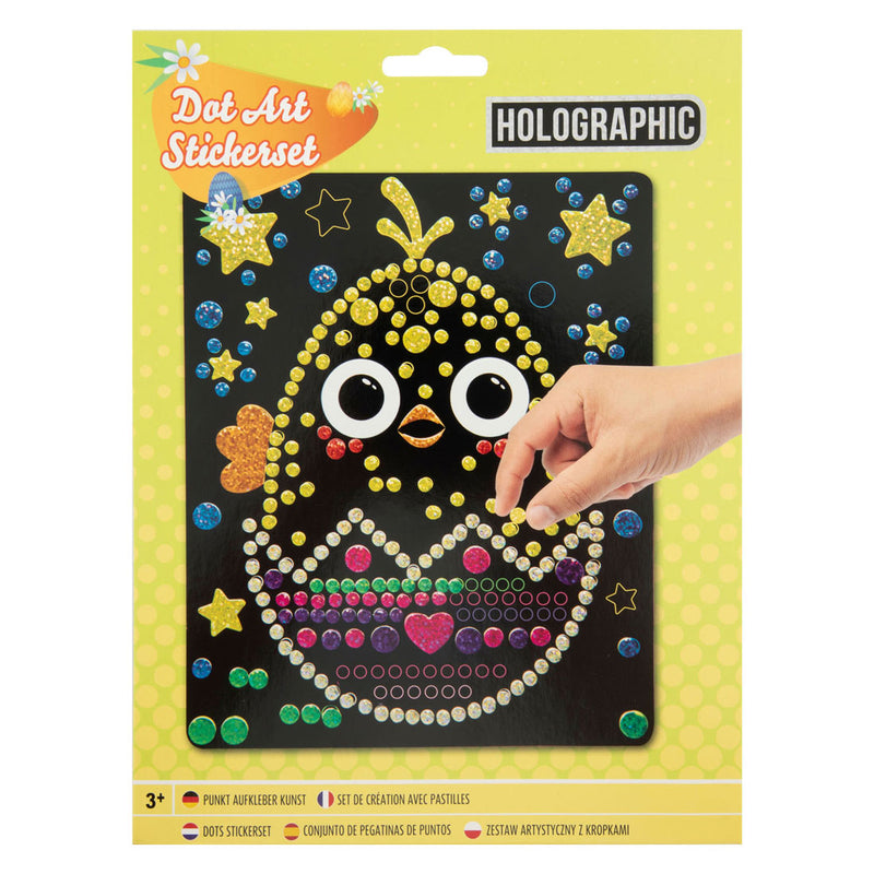Load image into Gallery viewer, Grafix pasen holografische stippenkunst set, 22x18cm