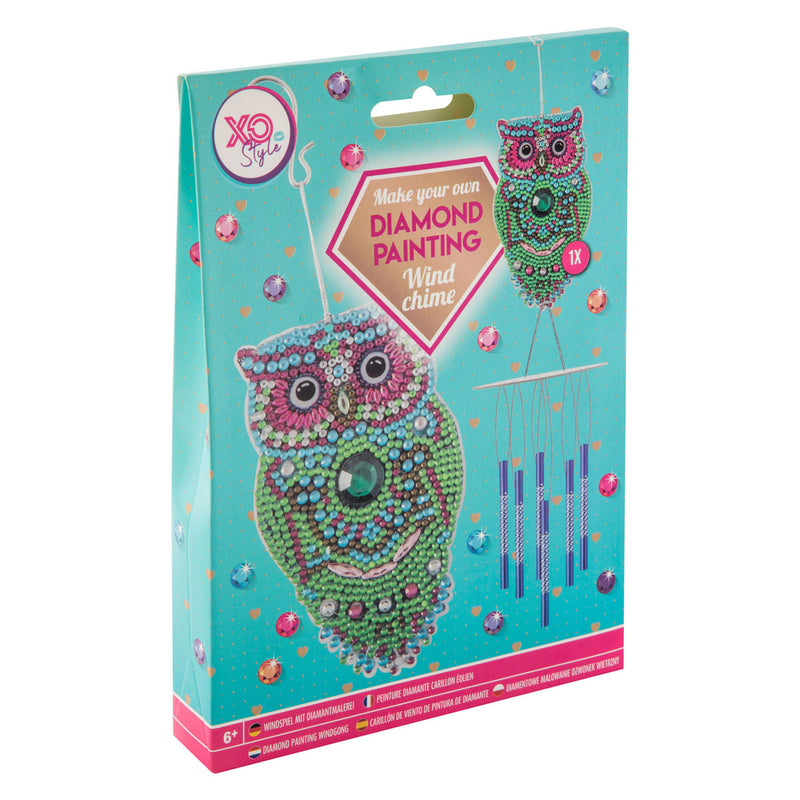 Load image into Gallery viewer, Creative craft group diamond painting windgong dier