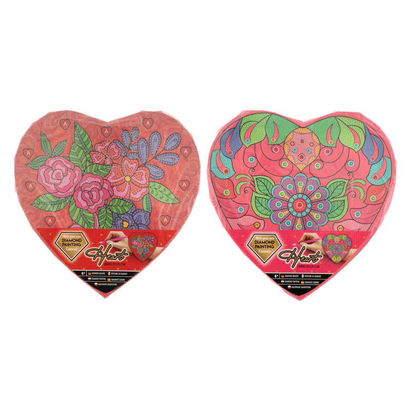 Afbeelding laden in galerijviewer, Creative craft group diamond painting hart canvas