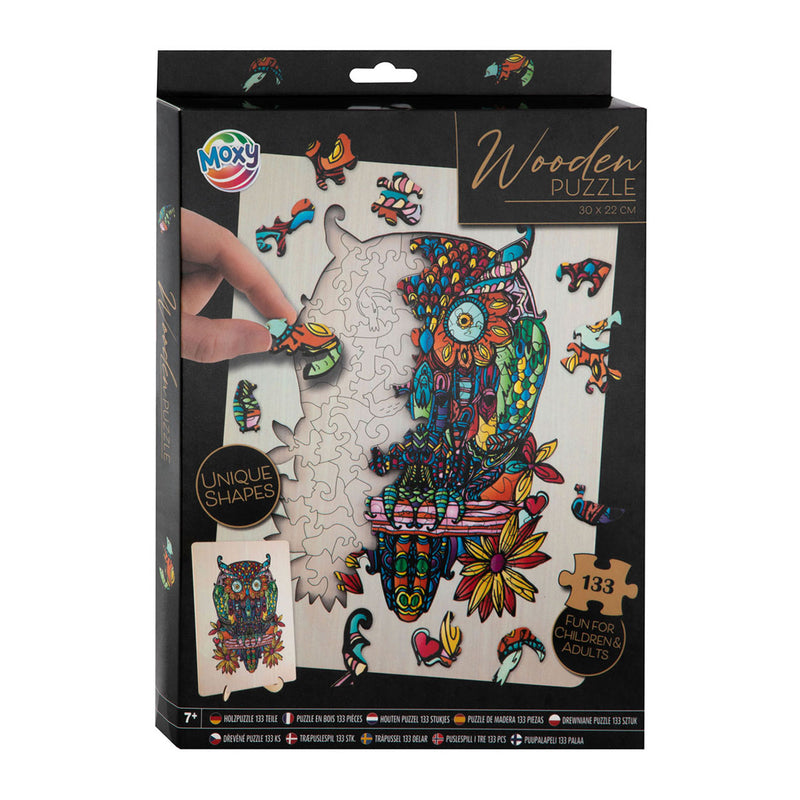 Load image into Gallery viewer, Creative craft group houten legpuzzel uil, 133st.