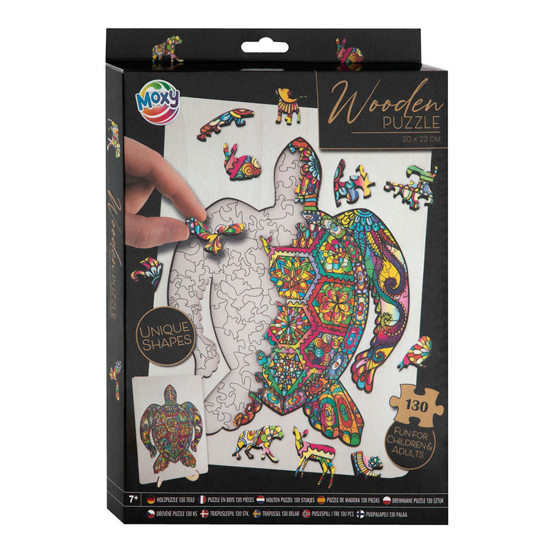Load image into Gallery viewer, Creative craft group houten legpuzzel schildpad, 130st.