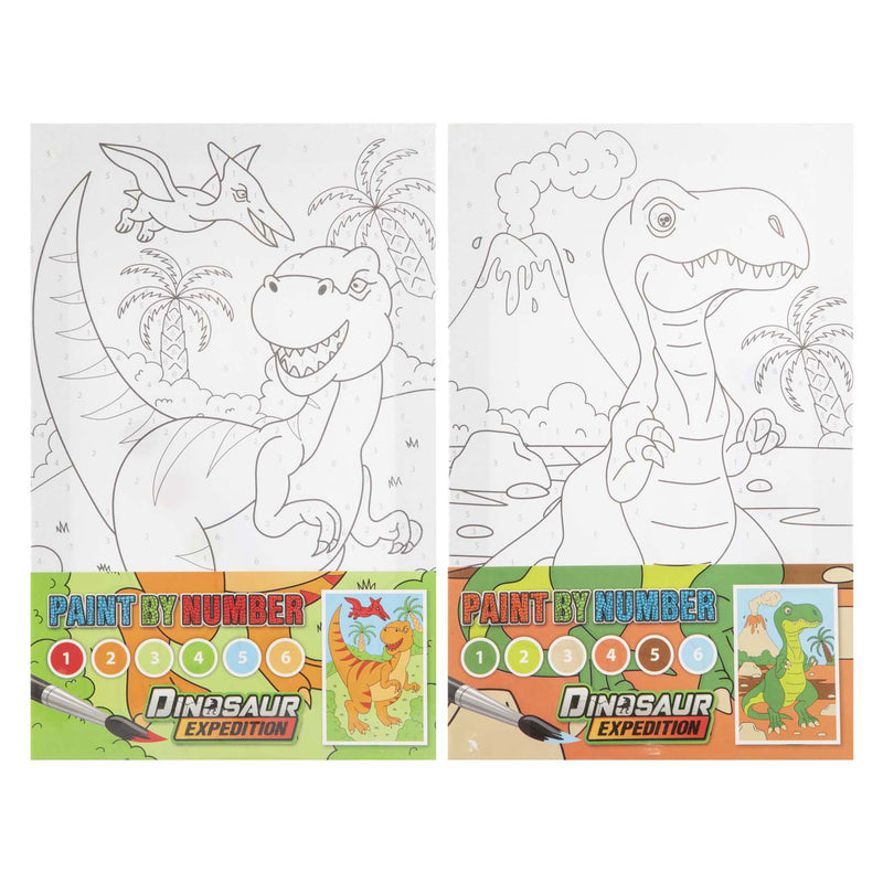 Load image into Gallery viewer, Creative craft group dino schilderen op nummer verfset