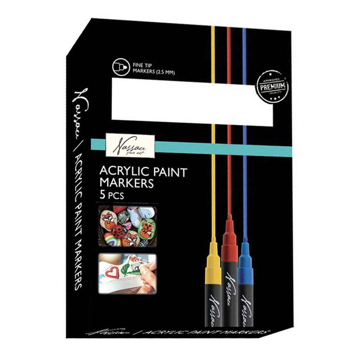 Load image into Gallery viewer, Creative craft group acryl markerset, 5 kleuren