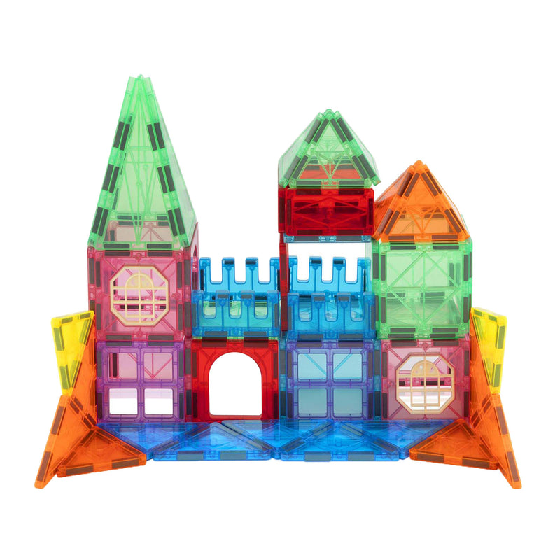 Load image into Gallery viewer, Creative craft group magnetisch bouwspeelgoed tegels met opbergtas, 64dlg.