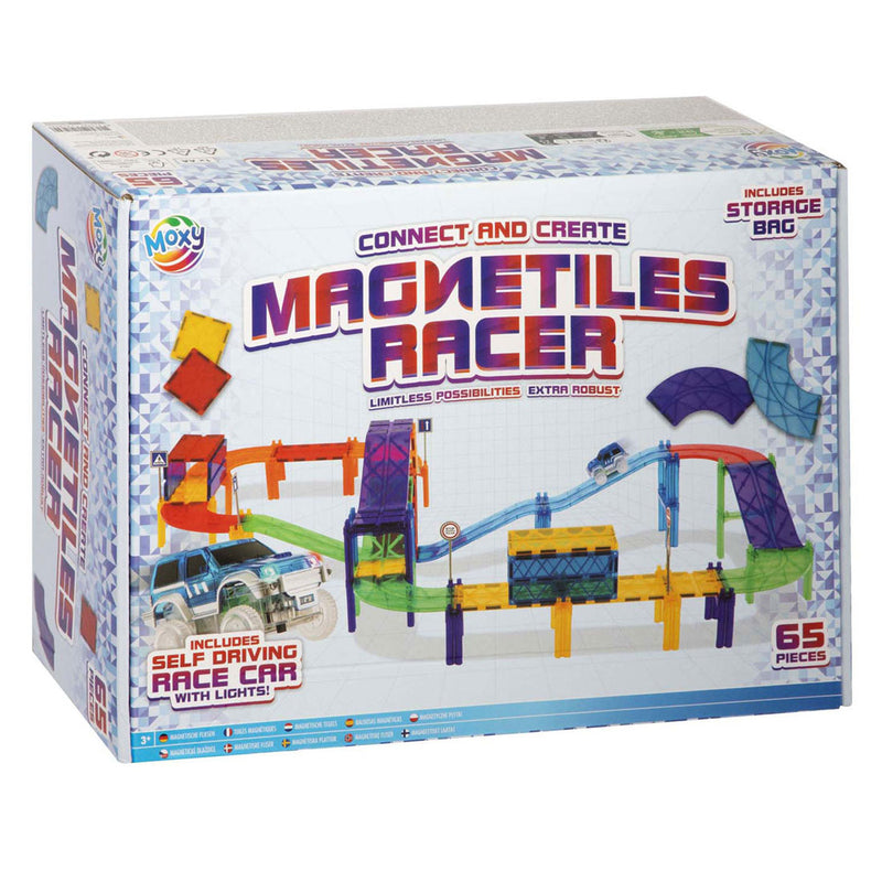 Afbeelding laden in galerijviewer, Creative craft group magnetisch bouwspeelgoed tegels autobaan met auto en opbergtas,
