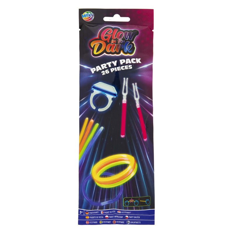Afbeelding laden in galerijviewer, Creative craft group glow in the dark sticks party pack, 30dlg.
