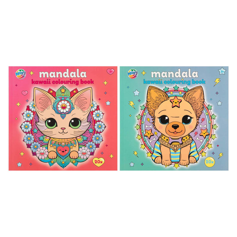 Load image into Gallery viewer, Creative craft group mandala kawaii kleurboek - 20 vellen