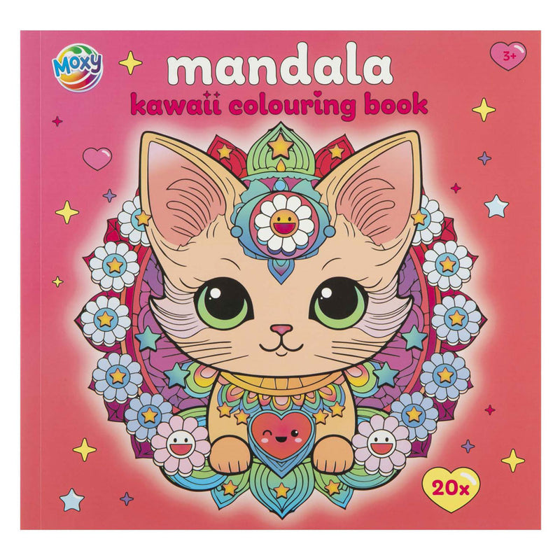 Load image into Gallery viewer, Creative craft group mandala kawaii kleurboek - 20 vellen