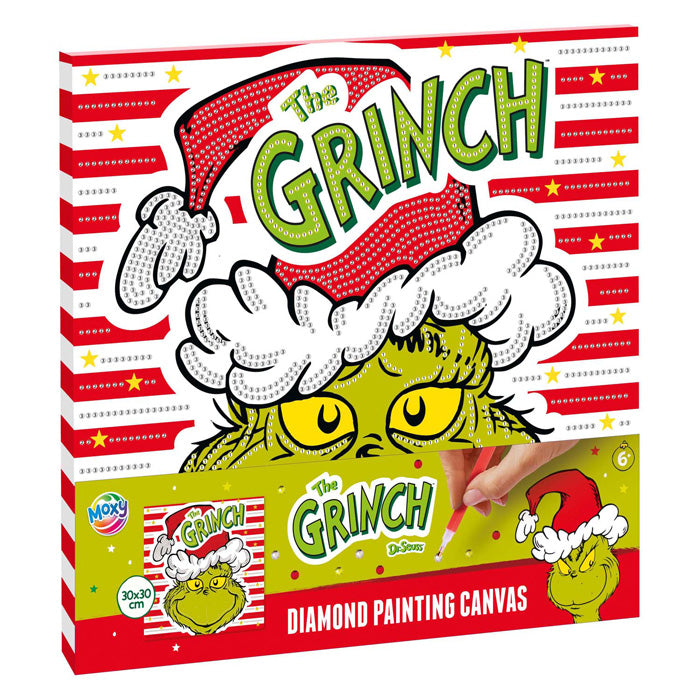 Load image into Gallery viewer, Creative craft group diamond painting canvas the grinch - 30x30cm