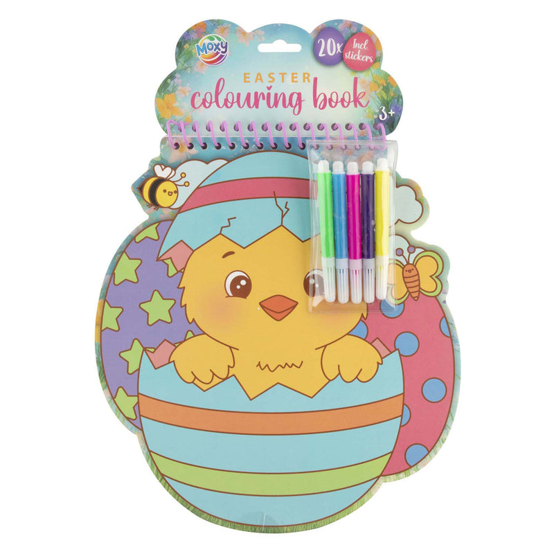 Load image into Gallery viewer, Creative craft group kleurboek pasen met 5 stiftjes