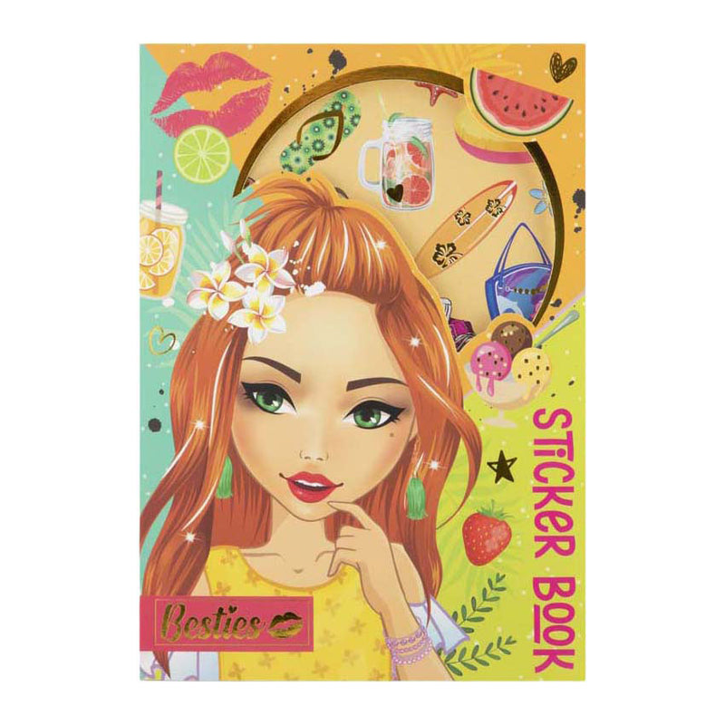 Afbeelding laden in galerijviewer, Besties stickerboek neon a5 8 vel 2 assorti