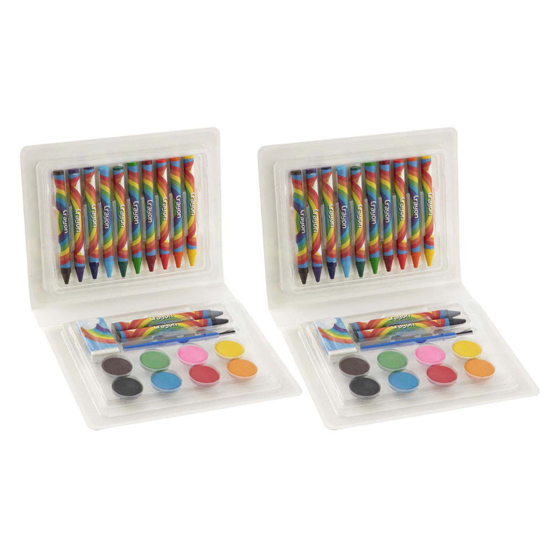 Load image into Gallery viewer, Creative craft group klein kleur- en verfkoffertje, 22dlg.