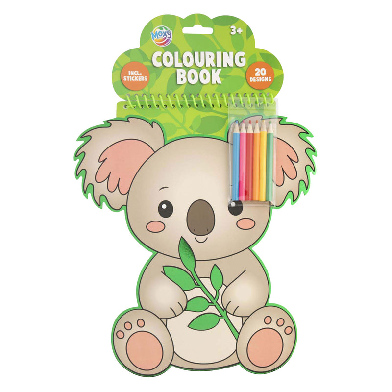 Load image into Gallery viewer, Creative craft group kleurboek in dierenvorm - 20 vellen + 6 potloden