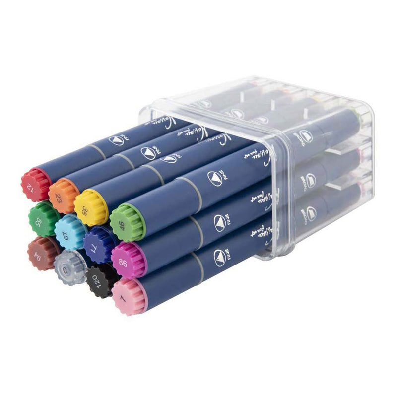 Afbeelding laden in galerijviewer, Nassau ronde dual markers - 12st.