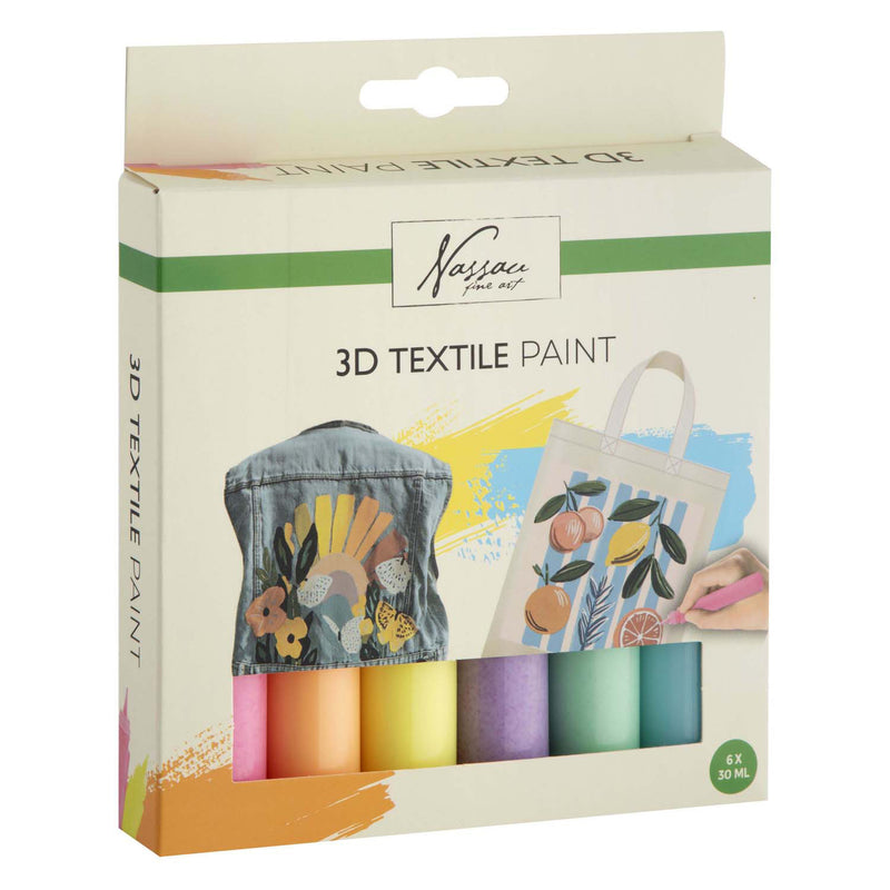 Load image into Gallery viewer, Creative craft group nassau 3d textielverf set - 6st.