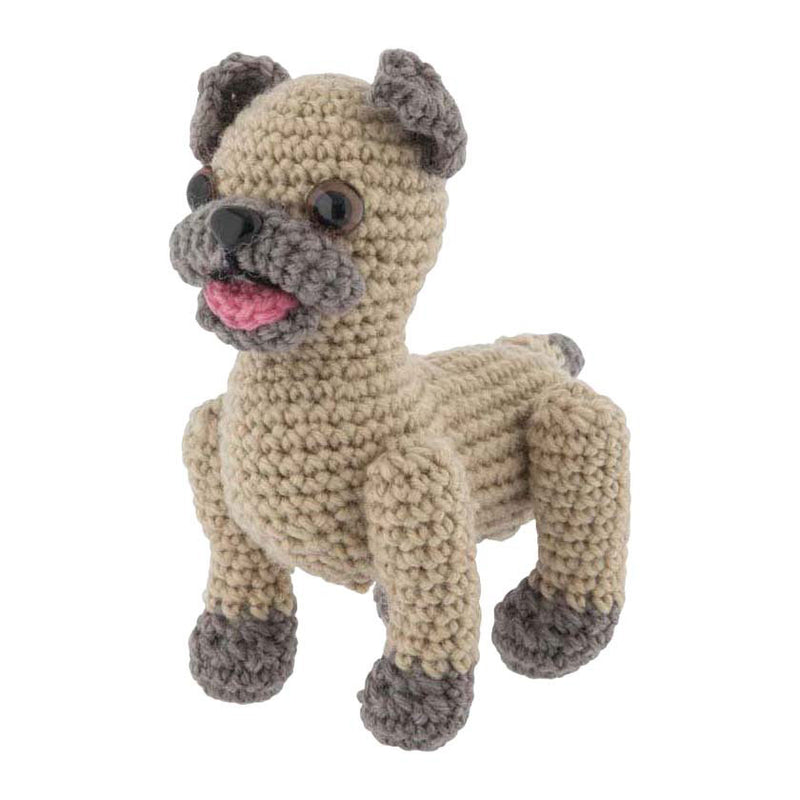 Load image into Gallery viewer, Craft id haakpakket bulldog - incl. naald en draad
