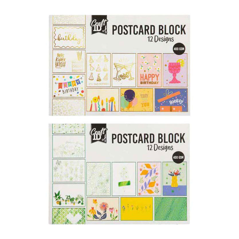 Afbeelding laden in galerijviewer, Creative craft group postkaarten 17,6x12,5cm - 12 designs