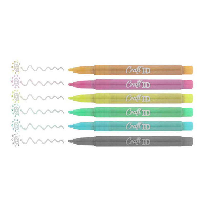 Afbeelding laden in galerijviewer, Creative craft group outline markers - 6st.