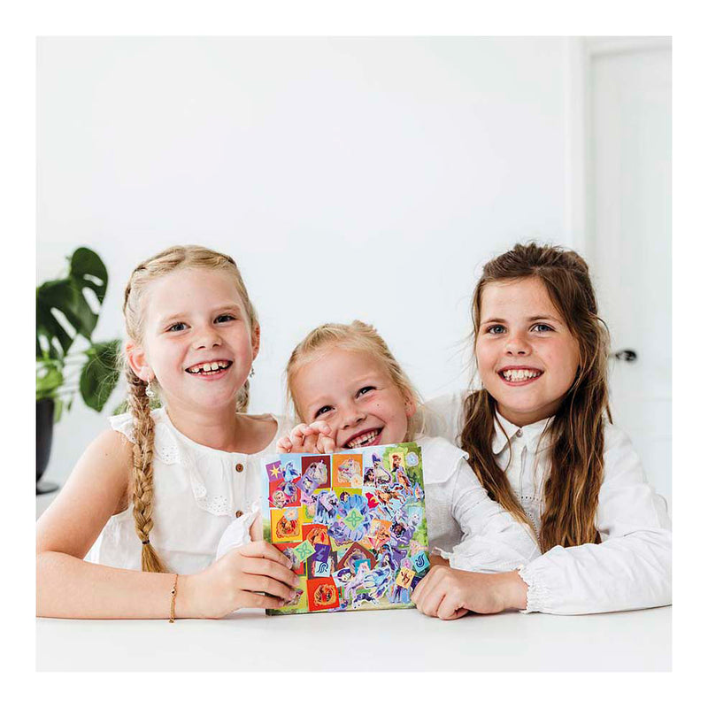 Load image into Gallery viewer, Creative craft group totum unicorn academy stickerset - 3 vellen + 1 achtergrond