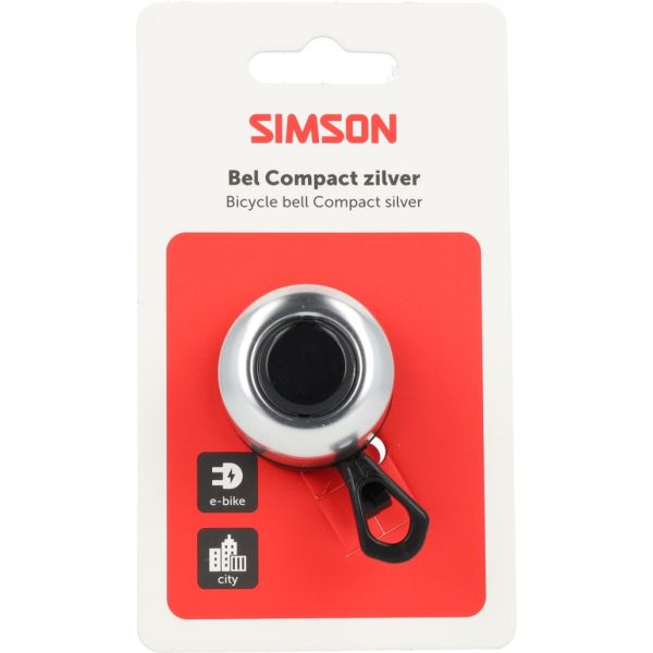 Afbeelding laden in galerijviewer, Simson bel compact zilver