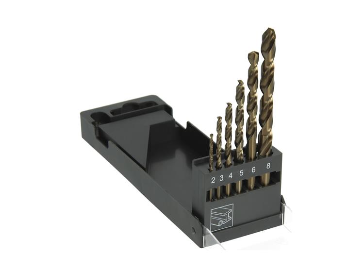 Load image into Gallery viewer, Mack 1065485 - metaalboor hss co5% din 338 set 6-delig 2-8mm | 5 stuks
