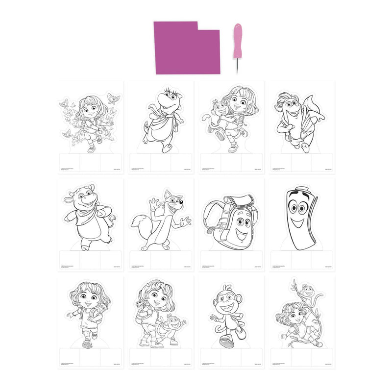 Afbeelding laden in galerijviewer, Moxy dora push-out pictures 12 sheets, 15x20 cm