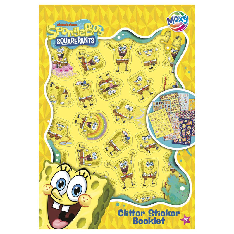 Afbeelding laden in galerijviewer, Moxy spongebob stickerboek a5 - 8 vellen