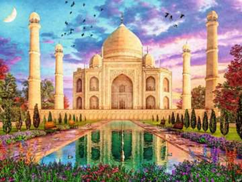 Load image into Gallery viewer, Ravensburger betoverende taj mahal puzzel 1500pcs