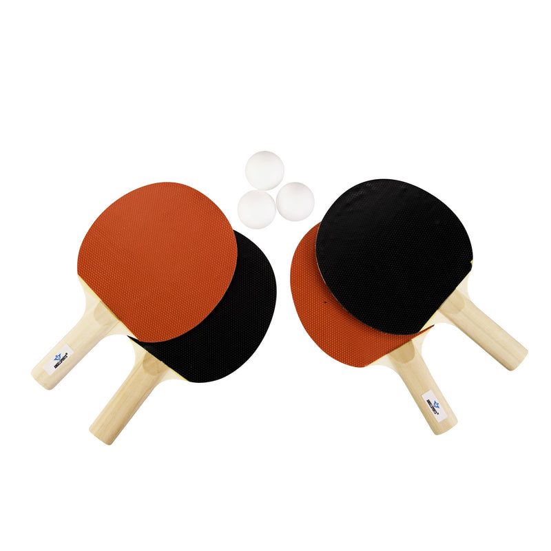 Load image into Gallery viewer, Engelhart tafeltennisset 4x 1-ster bat + 3 ballen