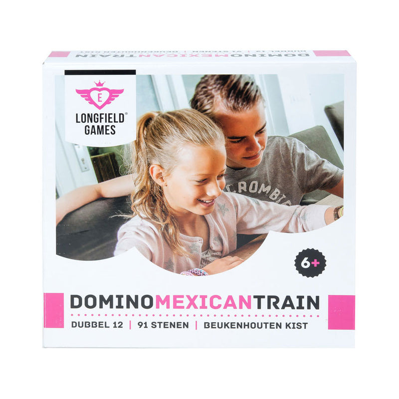 Load image into Gallery viewer, Engelhart domino mexican train in houten koffer
