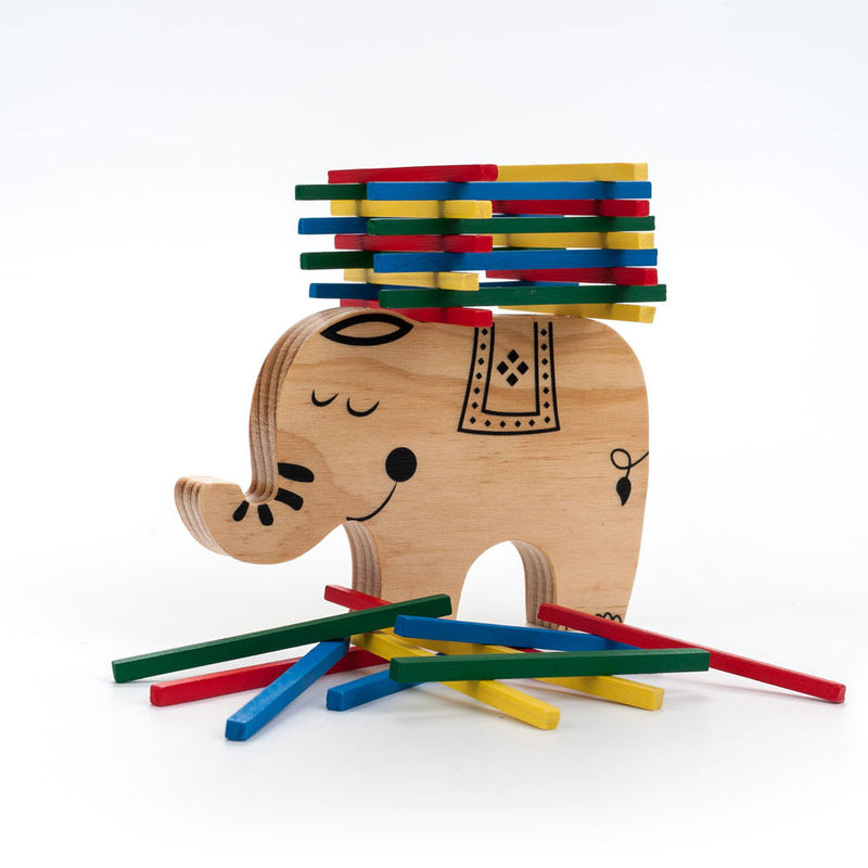 Load image into Gallery viewer, Longfield houten balans spel olifant