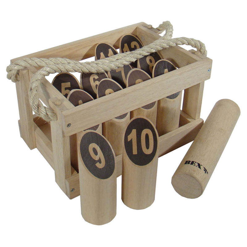 Load image into Gallery viewer, Kubb number original rubber hout in houten kist