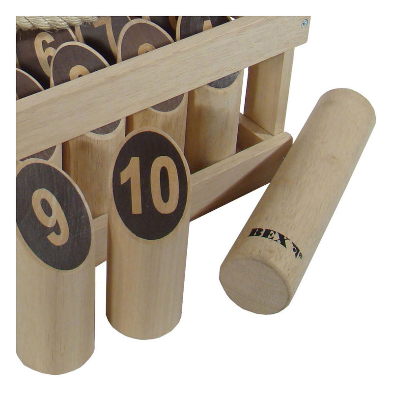Load image into Gallery viewer, Kubb number original rubber hout in houten kist